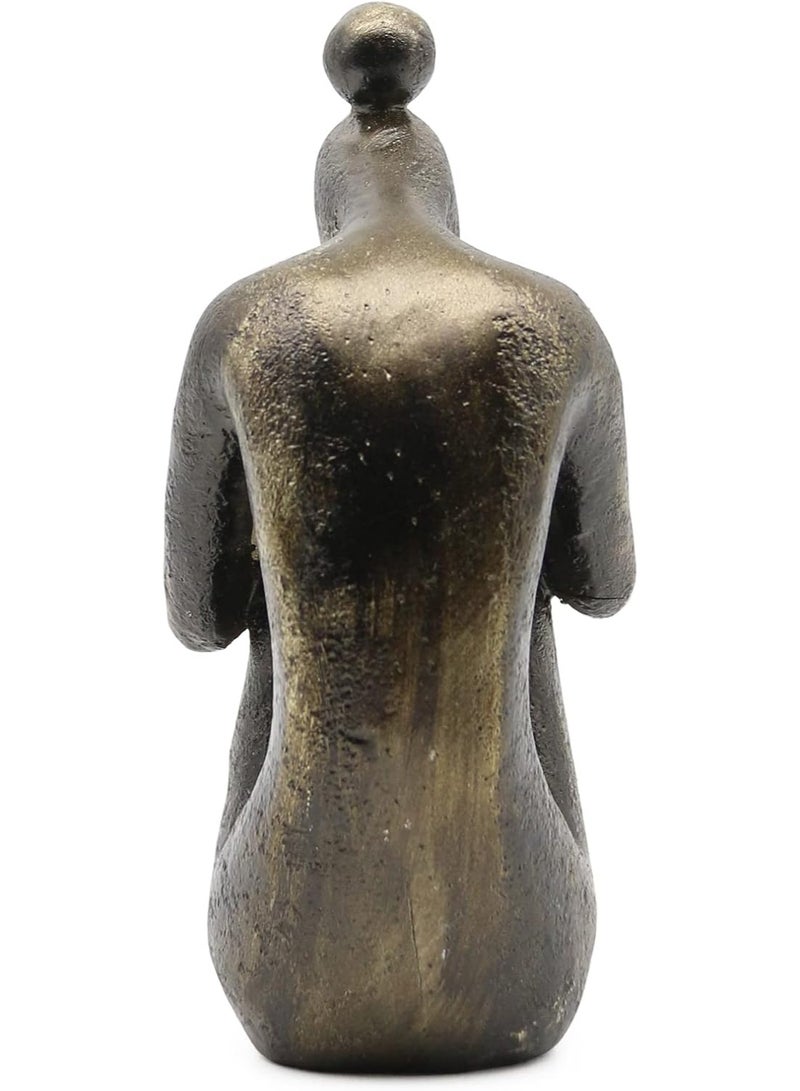 فريدة من نوعها ديكور فتاة المفكر Bookends، مكتب المنزل الكتب الرفوف سدادات حامل، غير انزلاق كتاب سدادات، إبداعي سطح المكتب الزينات لغرفة الدراسة مكتب الفندق الرفوف، الراتنج، 1Pair / 2Piece - Image 2